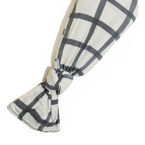 Freshly Picked Gray and White Swaddle Blanket